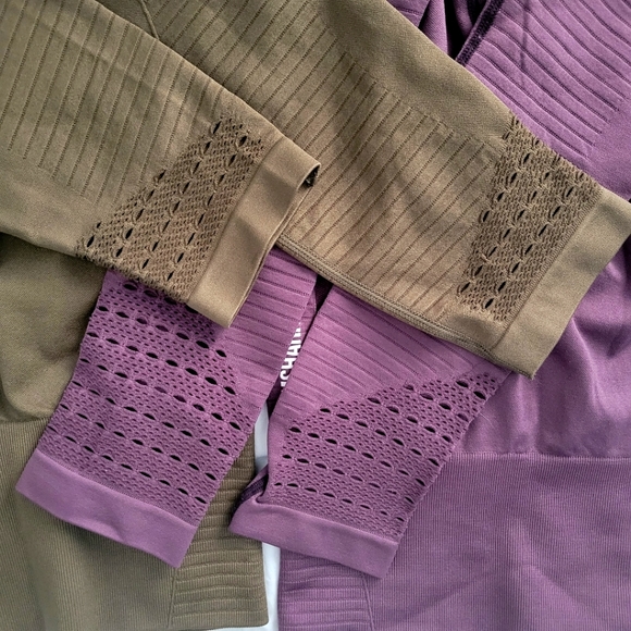 Two Pairs Gymshark High Waist Leggings Size XS - Picture 3 of 5